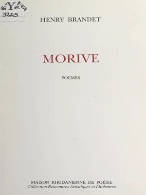 cover image of Morive